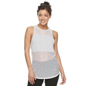 Juniors' SO® Mesh Racerback Tank