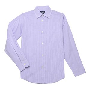 Boys 8-20 Chaps Gingham Button-Down Shirt
