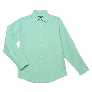 Boys 8-20 Chaps Houndstooth Button-Down Shirt