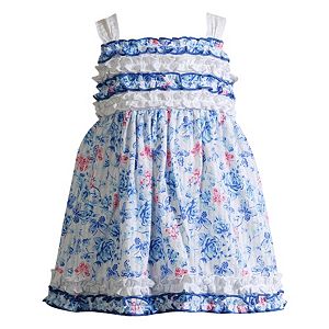 Baby Girl Youngland Floral Ruffled Dress