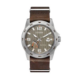 Citizen Eco-Drive Men's PRT Power Reserve Leather Watch - AW7039-01H
