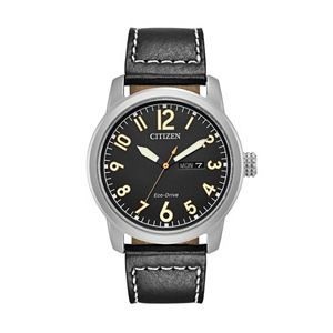 Citizen Eco-Drive Men's Chandler Leather Watch - BM8471-01E