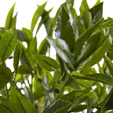 nearly natural Artificial 42-in. Bay Leaf Topiary