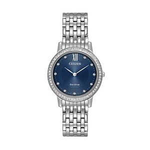 Citizen Eco-Drive Women's Silhouette Crystal Stainless Steel Watch - EX1480-58L