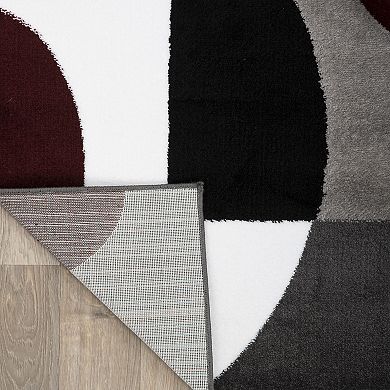 World Rug Gallery Alpine Modern Circles Rug