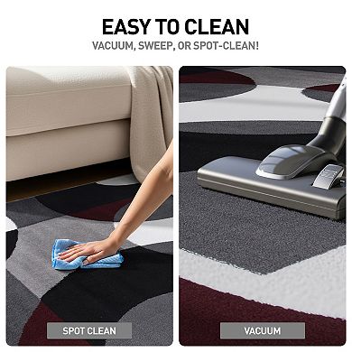 World Rug Gallery Alpine Modern Circles Rug