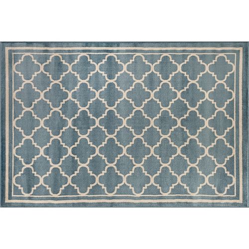 World Rug Gallery Alpine Contemporary Modern Trellis Rug