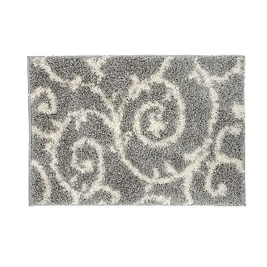 World Rug Gallery Florida Cozy Scroll Shag Rug