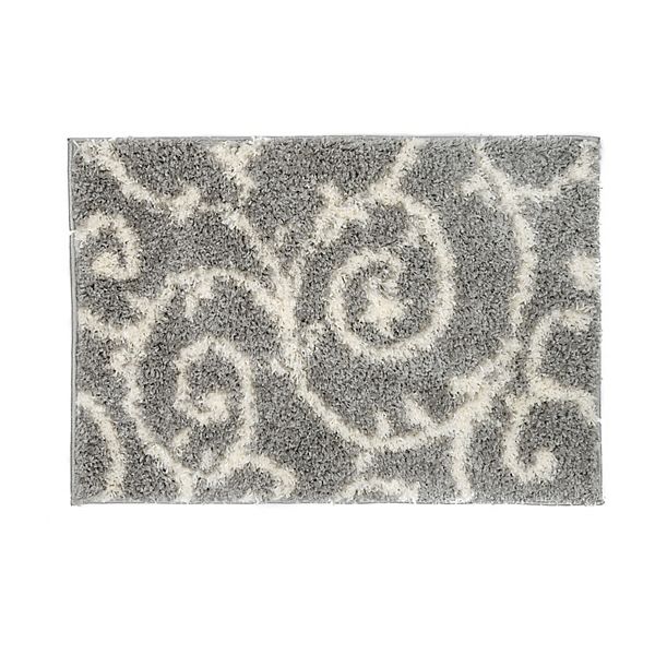 World Rug Gallery Florida Cozy Scroll Shag Rug