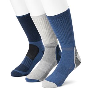 Men's Croft & Barrow® 3-pack True Comfort Crew Socks