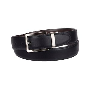 Big & Tall Croft & Barrow® Reversible Feather-Edge Textured Belt