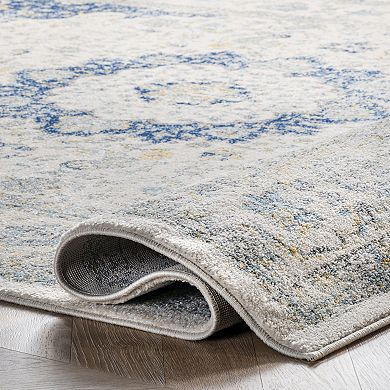 nuLOOM Bodrum Verona Framed Floral Rug - 10' x 14'