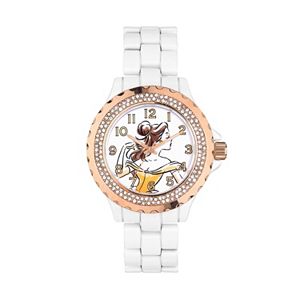Disney's Beauty and the Beast Sketched Belle Women's Crystal Watch
