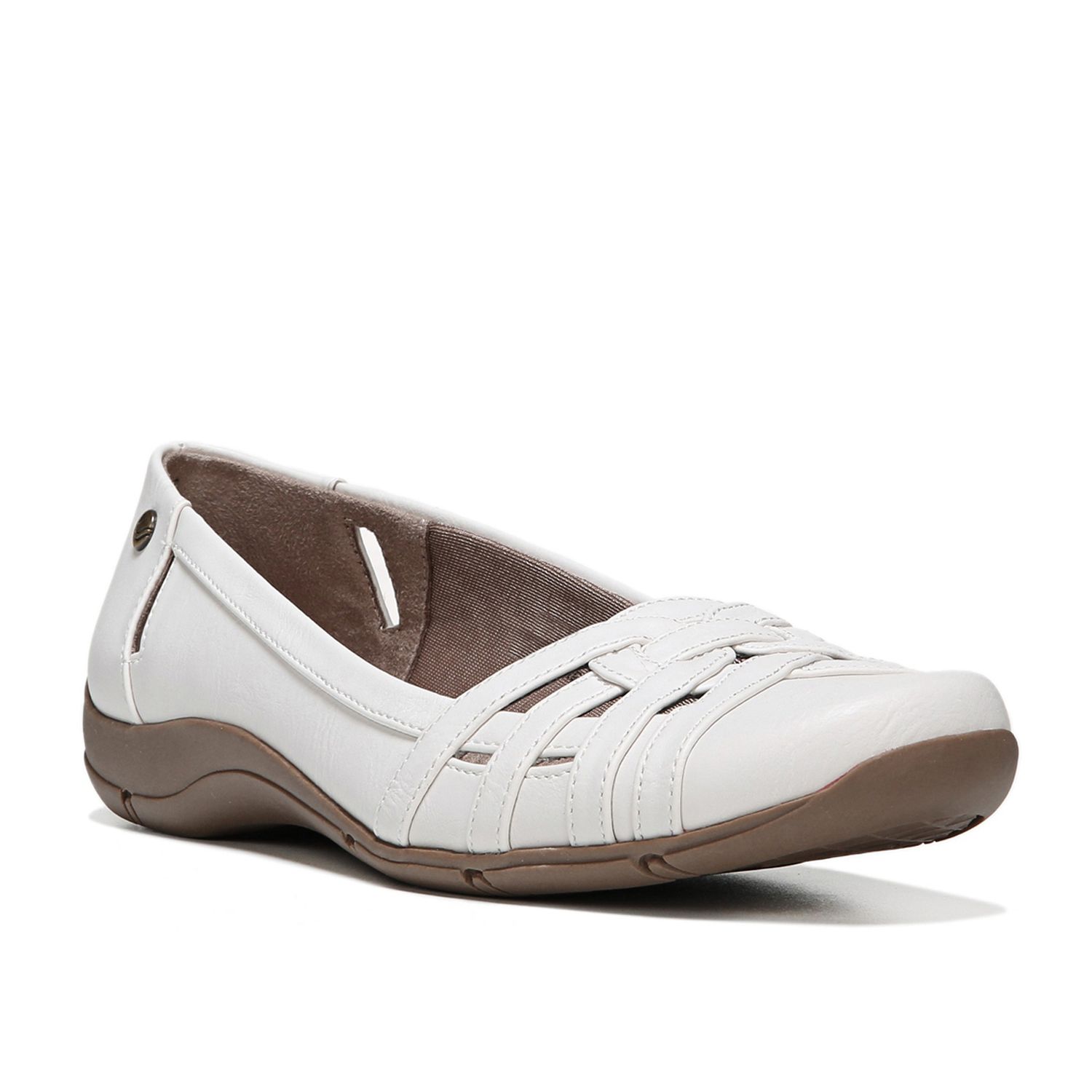 kohls white flats