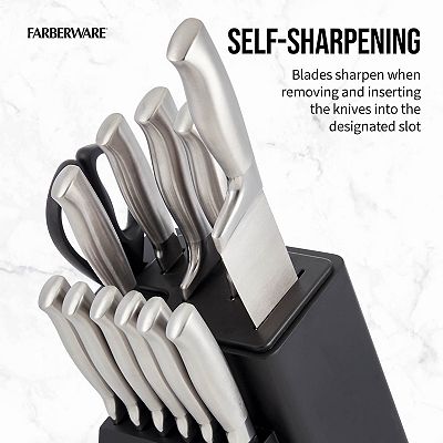 Farberware® Self-Sharpening 13-pc. Knife Block Set with EdgeKeeper