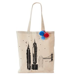 Tri-Coastal Design NYC Skyline Canvas Tote