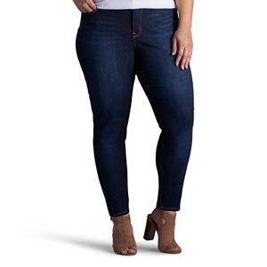 Plus Size Lee Anna Midrise Skinny Ankle Jeans
