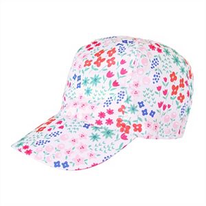 Toddler Girl Jumping Beans® Floral Baseball Cap Hat