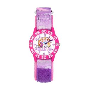 Disney Princess Cinderella, Rapunzel & Belle Kids' Time Teacher Watch