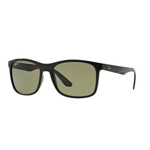Ray-Ban Hightstreet RB4232 57mm Square Polarized Sunglasses