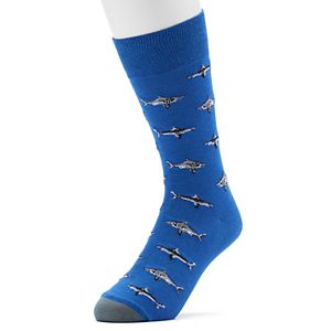 Men's GOLDTOE Shark Crew Socks