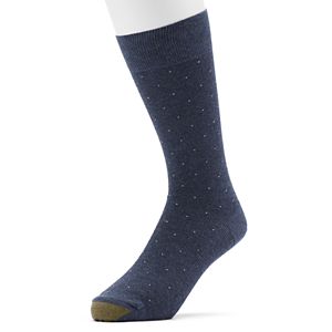 Men's GOLDTOE Textured Pindot Crew Socks