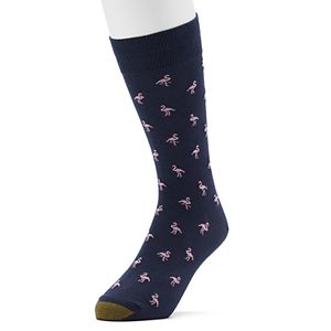 Men's GOLDTOE Flamingo Crew Socks