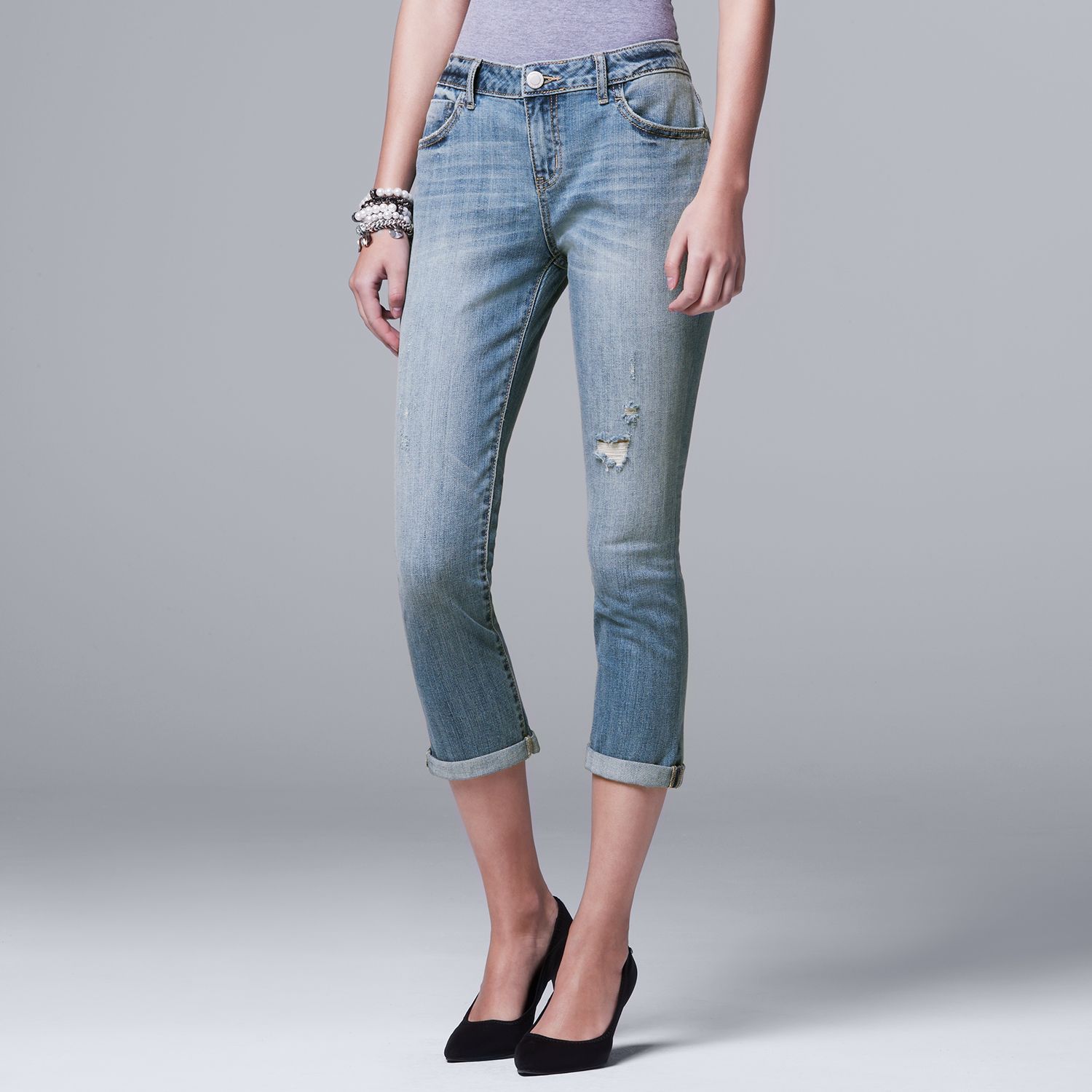 kohls vera wang petite jeans