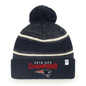 Adult '47 Brand New England Patriots 2016 AFC Champions Knit Beanie