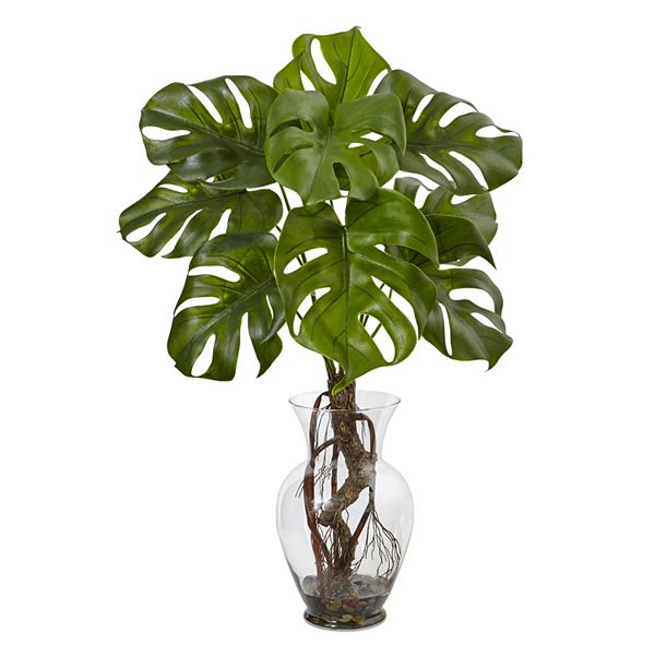 nearly natural Artificial 26in. Monstera Plant