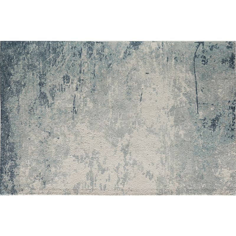 38015011 Momeni Illusions Arnaud Abstract Wool Rug, Dark Bl sku 38015011