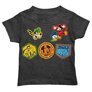 Disney's Mickey Mouse, Goofy & Donald Duck Toddler Boy Patch Tee