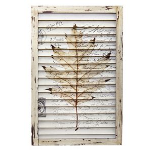 nearly natural Maple Leaf Window Shutter Wall Decor