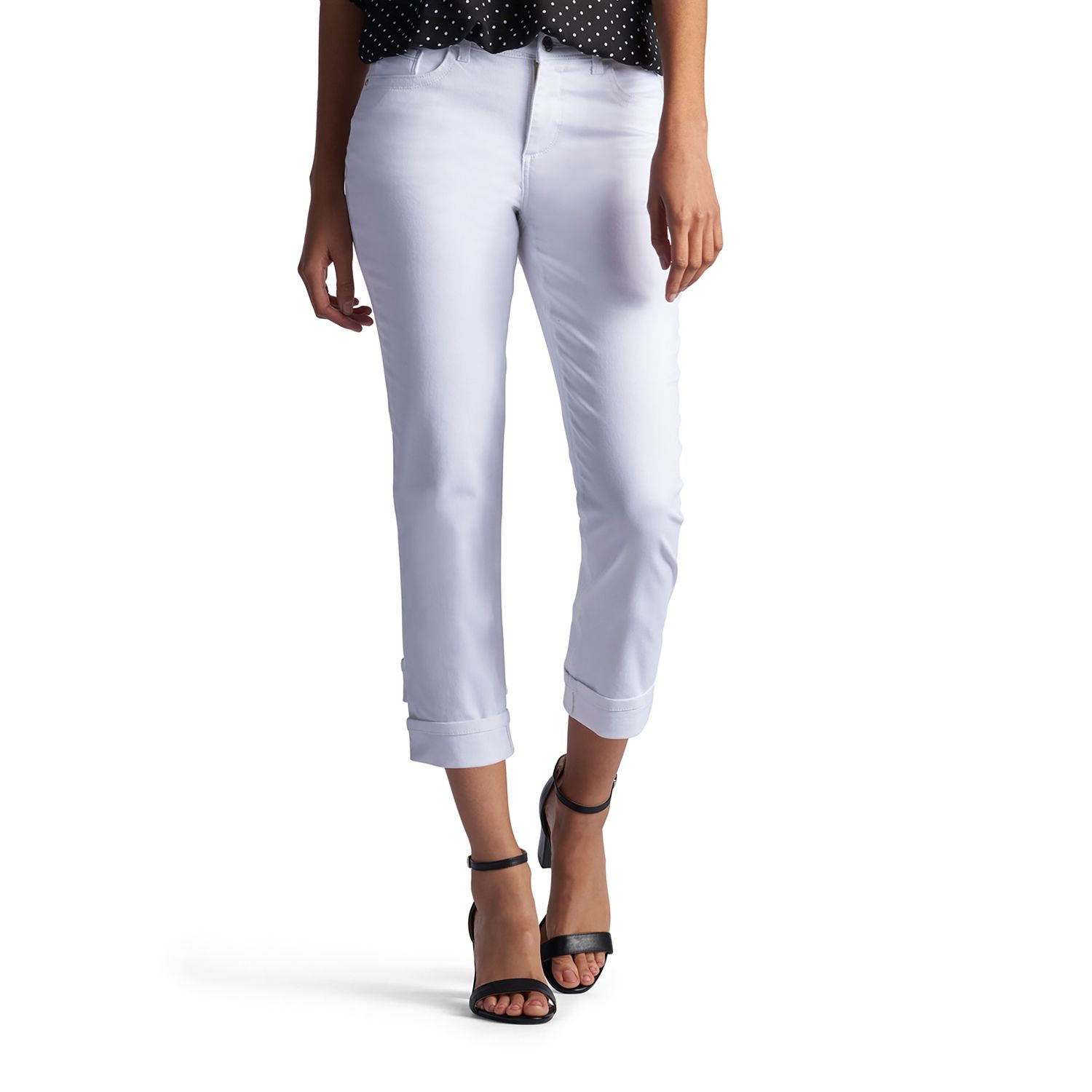 lee easy fit crop jeans