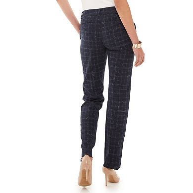 Women's Apt. 9® Torie Midrise Modern Fit Straight-Leg Dress Pants