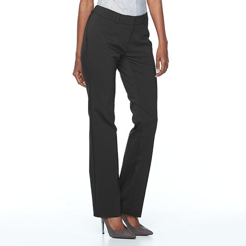 Women's Apt. 9® Torie Midrise Modern Fit StraightLeg Dress Pants