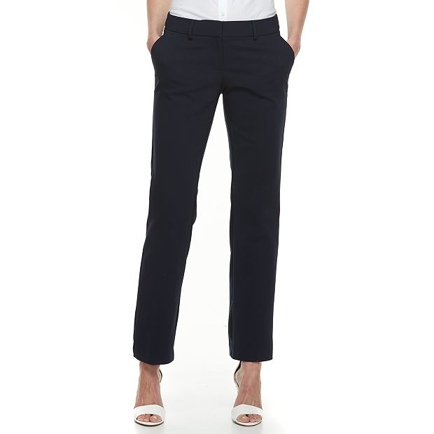 Women's Apt. 9 Torie Midrise Modern Fit Straight-Leg Dress Pants