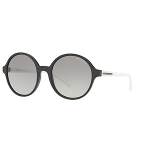 Armani Exchange AX4059S 55mm Round Gradient Sunglasses