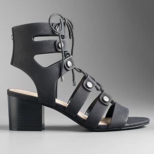 Simply Vera Vera Wang Women's Lace-Up Heels