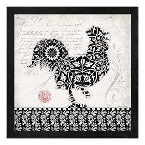 Rooster I Framed Wall Art