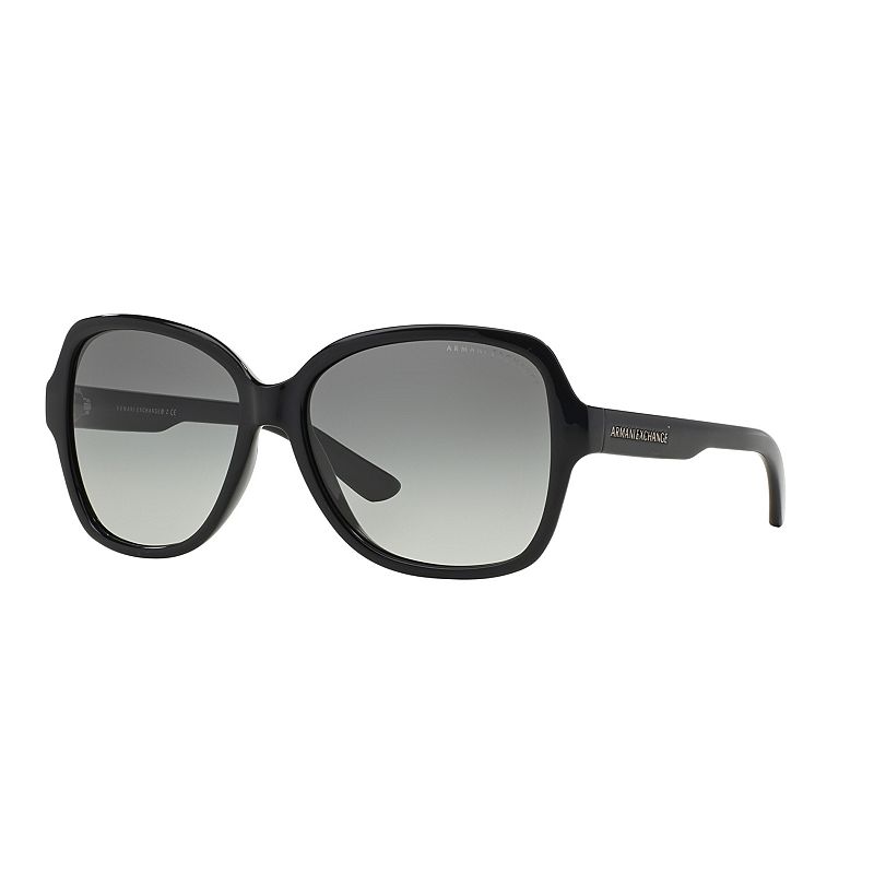 EAN 8053672283709 product image for Armani Exchange AX4029S 57mm Butterfly Gradient Sunglasses, Black | upcitemdb.com