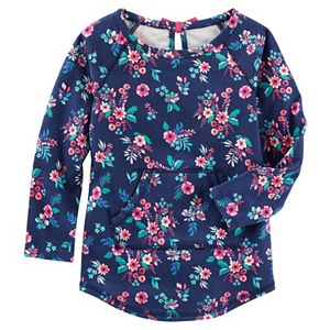 Toddler Girl OshKosh B'gosh® Floral French Terry Pullover