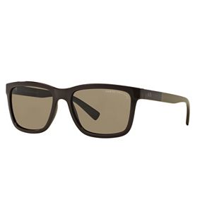 Armani Exchange AX4045S 56mm Rectangle Sunglasses