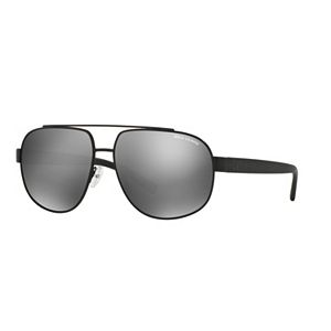 Armani Exchange AX2019S 60mm Pilot Mirror Sunglasses