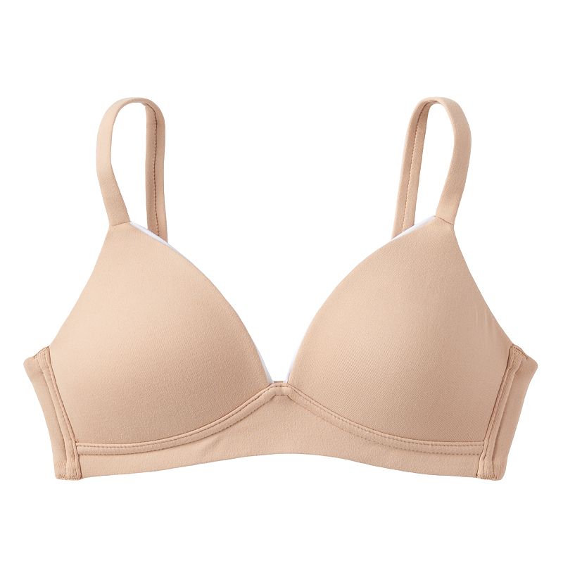 Girls 7-16 Maidenform® Wireless Molded Comfort Bra, Girl's, Size: 30 A, Nude