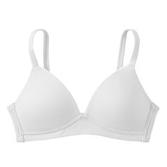 Maidenform Girls' Molded Triangle Pullover Padded Comfort Bra - Gray 36A