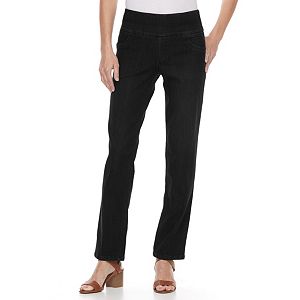 Women's Dana Buchman Pull-On Straight-Leg Jeans