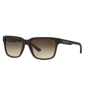 Armani Exchange AX4026S 56mm Square Gradient Sunglasses