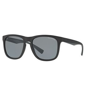 Armani Exchange AX4058S 55mm Square Polarized Sunglasses