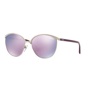 Vogue VO4010S 57mm Round Mirror Sunglasses